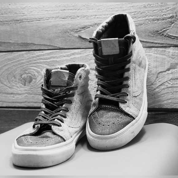 Vans Cali. Sk8-Hi 46 El Jefe tan/black. Great use condition. Men's 8 - Picture 16 of 16